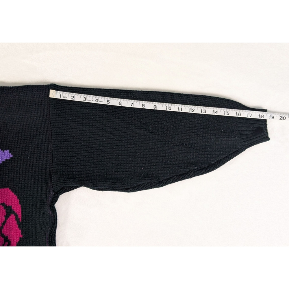 Sophisticates by Jonathan Martin floral knit crewneck sweater - Picture 12 of 12